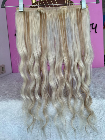 SEAMLESS CLIP IN LIGHT BLONDE #2